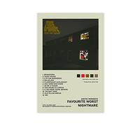 SORECI Poster su tela con copertina di album degli Arctic Monkeys, stampa artistica da parete per soggiorno e camera da letto, senza cornice, 30 x 45 cm