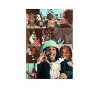 SORECI Poster su tela con il famoso rapper YNW Melly, decorazione artistica da parete per soggiorno, camera da letto, decorazione senza cornice, 30 x 45 cm