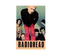 SORECI Radiohead - Poster su tela, decorazione artistica da parete per soggiorno, camera da letto, decorazione senza cornice, 50 x 75 cm