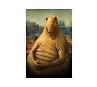 SORECI Zhdun Waiting Meme Poster su tela, decorazione artistica da parete per soggiorno, camera da letto, senza cornice, 20 x 30 cm
