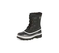 Sorel Caribou - Stivali da uomo a metà polpaccio con fodera calda, Pietra nera scura, 43 EU