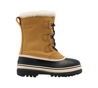 Sorel - Doposci caldi e impermeabili - Big Kids Caribou WP Caribou Buff Black in Pelle - Taglia 35 - Marrone
