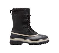 Sorel - Doposci caldi e impermeabili - Caribou M Black/Dark Stone per Uomo in Pelle - Taglia 10 US - Nero