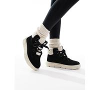 Sorel - Explorer™ III Nw Lace Wp - Sorel Explorer™ III Nw Lace Wp W Black Sea Salt per Donne in Pelle - Taglia 8 US - Nero