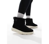 Sorel - Explorer III - Scarponcini da trekking confortevoli senza lacci neri e bianco sporco-Nero 36
