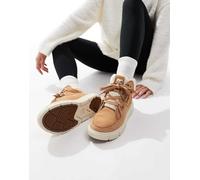 Sorel - Explorer III - Scarponcini da trekking stringati color cuoio e crema-Marrone 39