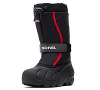 Sorel Flurry Boot, Stivali Invernali, Unisex - Bambini e ragazzi, Black/Bright Red 2023, 25 EU