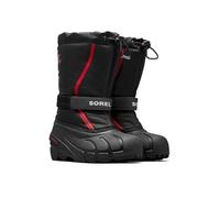 Sorel Flurry Boot, Stivali Invernali, Unisex - Bambini e ragazzi, Black/Bright Red 2023, 37 EU