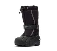 Sorel Flurry Boot, Stivali Invernali, Unisex - Bambini e ragazzi, Black/City Grey 2023, 32 EU
