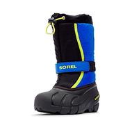 Sorel Flurry Boot, Stivali Invernali, Unisex - Bambini e ragazzi, Black/Super Blue 2023, 37 EU