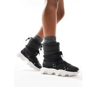 Sorel - Kinetic Impact NXT WP - Scarponcini da neve impermeabili imbottiti con interno in pile colore nero e sale marino 41