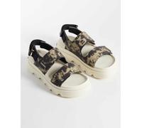 Sorel - Kinetic Sunchase - Sandali con cinturino alla caviglia neri e crema-Bianco 36