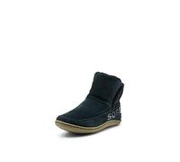 Sorel Nakiska Bootie, Pantofole da stivale Donna, Black/Sage, 40.5 EU