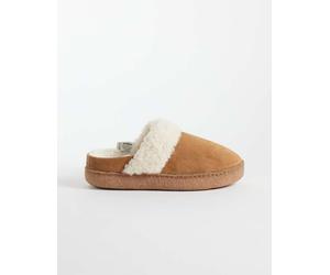 Sorel Nakiska slipper foderato in pile in tan-Marrone 38