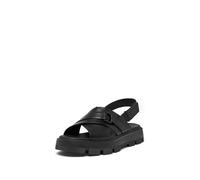 Sorel Rein CB Crisscross Sandal, Donna, Nero, 37 EU