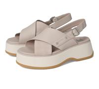 Sorel Dayspring Crisscross Sandal, Tacco Donna, Gesso in Argilla Schiacciata, 42 EU