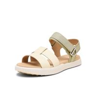 Sorel Sandali da donna Ona Ave Strap Flat Sandali Dusty Twill Honey White, 38 EU