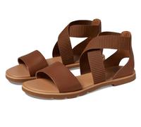 Sorel Sandali Ella III da donna, Velvet Tan, Gomma, 39 EU