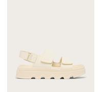 Sorel - Sandali stampati con plateau e cinturino alla caviglia KINETIC™ Sunchase - Bianco - Taglia 40 EU - Donna