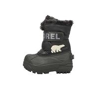 Sorel Snow Commander Waterproof, Stivali Invernali Unisex-Bimbi 0-24, Nero, 22 EU