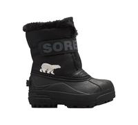 Sorel - Stivali da neve caldi e resistenti - Childrens Snow Commander™ Boot Black Charcoal - Taglia 10 US - Nero