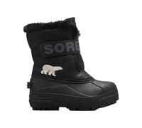 Sorel - Stivali da neve caldi e resistenti - Childrens Snow Commander™ Boot Black Charcoal - Taglia 11 US - Nero