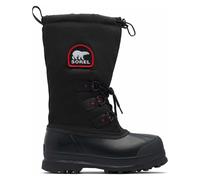 Sorel - Stivali da neve caldi, impermeabili e resistenti - Glacier Xt Black Red Quartz per Uomo - Taglia 45 - Nero