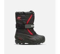 Sorel Flurry Boot, Stivali Invernali, Unisex - Bambini e ragazzi, Black/Bright Red 2023, 30 EU