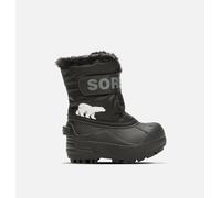 Sorel Snow Commander Boot, Stivali Youth Unisex Toddler, Black, Charcoal, 21 EU