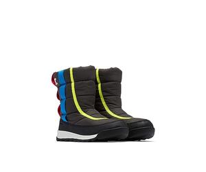 Sorel Whitney 2 Puffy Mid WP, Stivali da Neve Impermeabili, Unisex - Bambini e ragazzi, Jet/Black Bambino, 30 EU