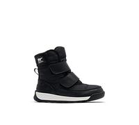 Sorel Whitney 2 Strap WP, Stivali da Neve Impermeabili, Unisex - Bambini e ragazzi, Black/Sea Salt , 27 EU