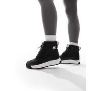 Sorel - Whitney III Mid - Scarponcini invernali neri e panna-Nero 39