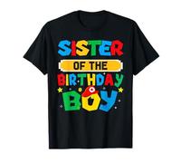 Sorella Del Compleanno Ragazzo Gioco Video Gaming Match Famiglia Maglietta