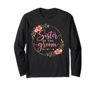 Sorella dello Sposo Floreale Festa di Nozze Maglia a Manica