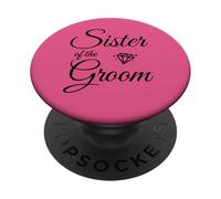 Sorella Dello Sposo Romantico E Giocoso Bachelorette Party PopSockets PopGrip Adesivo