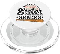 Sorella di baseball solo per gli spuntini Baseball PopSockets PopGrip per MagSafe