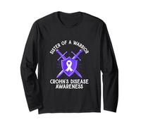 Sorella di un combattente - Crohn Support Maglia a Manica