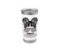 Sorella Maggiore 2026 2027 Messy Bun Bicchiere termico in acciaio inox doppia parete
