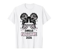 Sorella Maggiore 2026 Messy Bun Maglietta