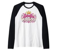 Sorella Maggiore E Cuori Annuncio di Nascita Maglia con Maniche Raglan