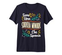 Sorella Minore Che Spacca Regalo Compleanno Sorella Minore Maglietta Premium