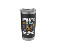 Sorella minore del Bar Mitzvah Bicchiere termico in acciaio inox doppia parete