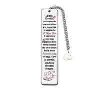 Sorella Segnalibri Regalo Compleanno Inspirational Segnalibro Metallo Laurea Personalizzata Distanza Incoraggiare Presente Andare All'Università Ricordo Grande Medio Sorellina Amore Per Sempre Natale