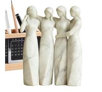 sorelle Statue Desktop Decor | Statua dell'amicizia, ornamento per collezionisti, libreria, davanzale, libreria, comodino, studio, camera da letto