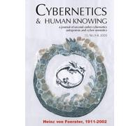 Soren Brier Heinz Von Foerster 1911-2002 (Tascabile) Cybernetics & Human Knowing