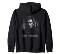 Soren Kierkegaard Filosofia esistenziale Felpa con Cappuccio