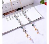 SOREZE Catena per Occhiali da Donna Maschera con Perline di Cristallo Cornice a Catena Occhiali da Sole Anti-smarrimento Cordino per Collo Cinturino per Occhiali Gioielli