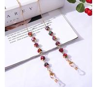 SOREZE Catena per Occhiali da Donna Maschera con Perline di Cristallo Cornice a Catena Occhiali da Sole Anti-smarrimento Cordino per Collo Cinturino per Occhiali Gioielli