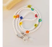 SOREZE Perline Colorate Maschera Cinturino Collana Occhiali Catena Occhiali da Vista Porta Occhiali da Sole Cordino per Donna Cordino per Occhiali da Ragazza