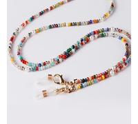 SOREZE Perline Colorate Maschera Cinturino Collana Occhiali Catena Occhiali da Vista Porta Occhiali da Sole Cordino per Donna Cordino per Occhiali da Ragazza